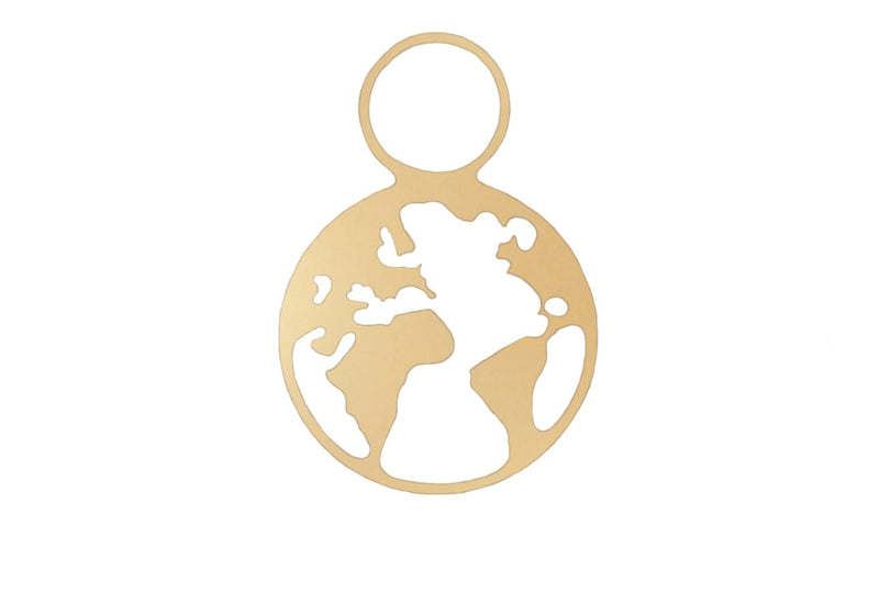 GOLD World Charm - Traveller Charms